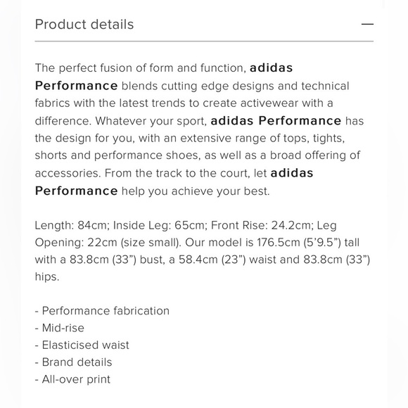 ADIDAS YOGA STUDIO TRAINING 7/8 TIGHTS LEGGINGS SIZE SMALL - Picture 15 of 15